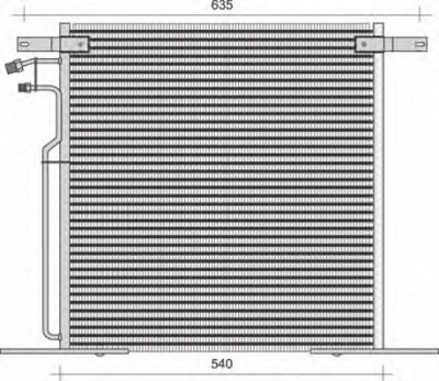 MAGNETI MARELLI 350203283000 -  Конденсатор, кондиционер